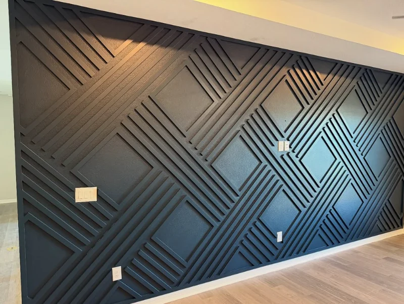 Accent wall / millwork by Gold Hammer LLC